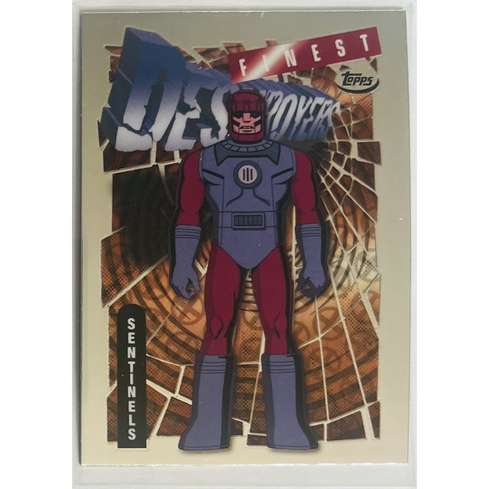 2025 Topps Finest‎ Marvel Destroyers Sentinel Common #45 Card